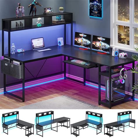 led computer desk